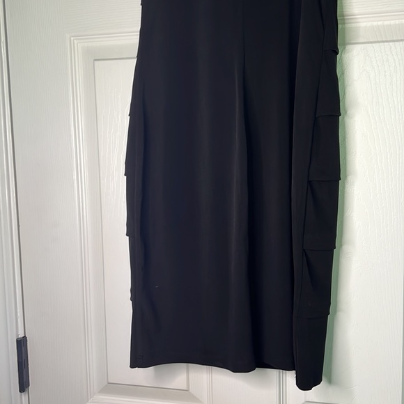 Sweet Storm Black and Silver Metallic Party Dress, Size Small - Picture 7 of 9